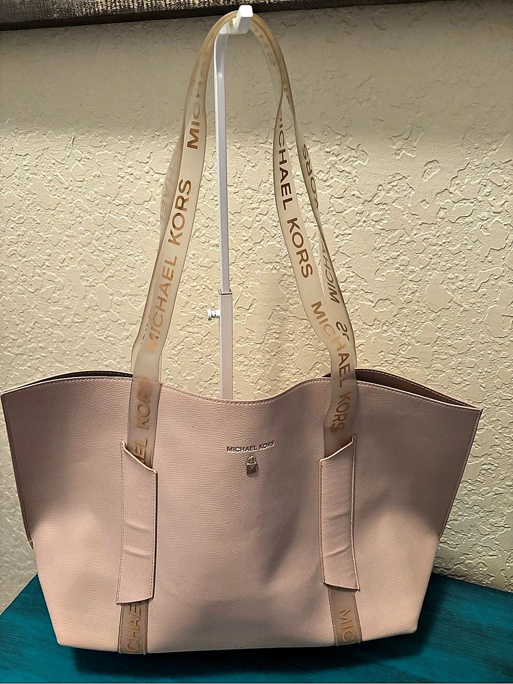 Michael Kors Fragrance Collection Limited Edition Blush Pink Tote Bag with Clear
